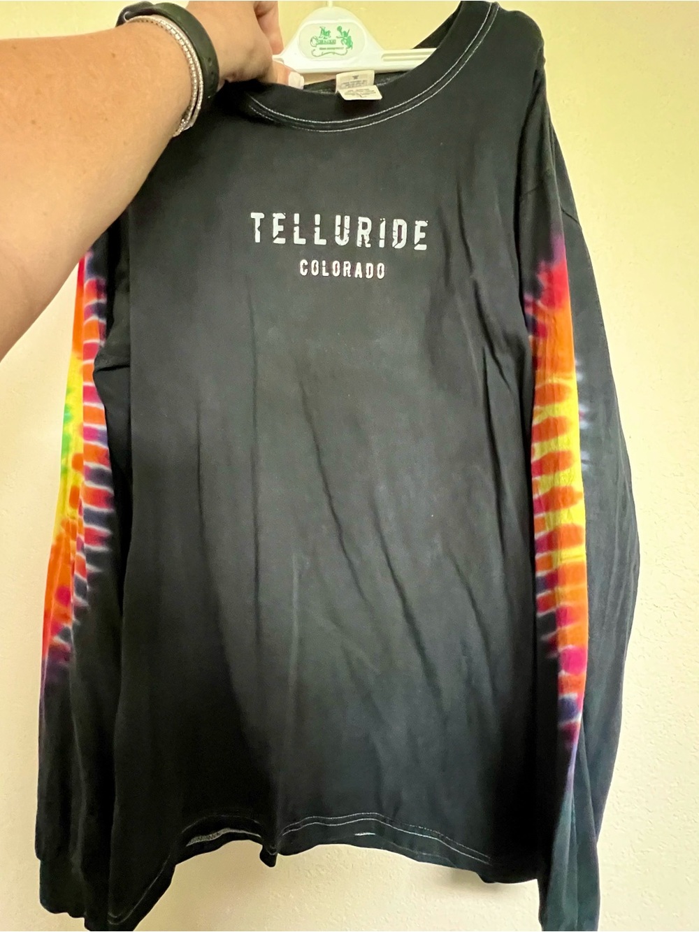 Telluride Colorado Tie-Dye Sleeve Long Sleeve Shirt